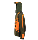 Chaqueta de caza para hombre Gladiator 3.0 vista de lado con elástico en los omóplatos.